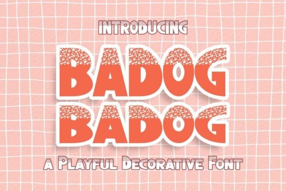 Badog: A Bold Font for Dog Lovers and Creative Projects