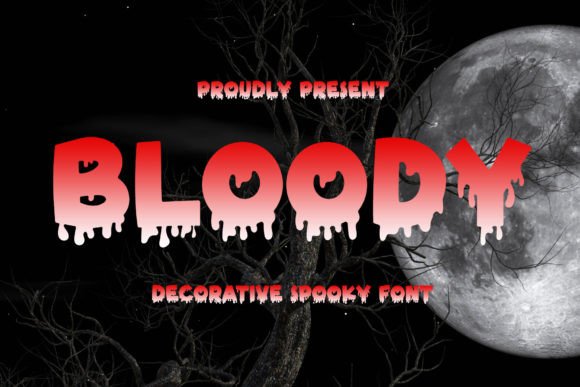 Bloody: Integrating a Spooky Typeface into Horror-Themed Design Workflows