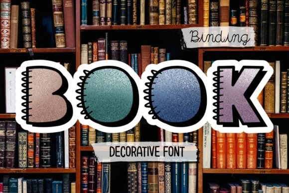 Book Binding: A Quirky Font for Creative Projects