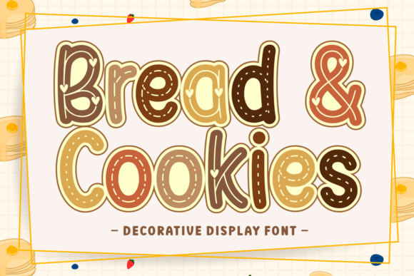 Bread Cookies: A Cheerful Decorative Font for Creative Projects