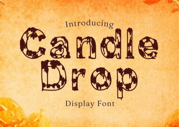 Candle Drop: The Spooky Hand-Drawn Font for Halloween Creations