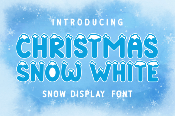 Christmas Snow White: A Festive Font for Winter Projects