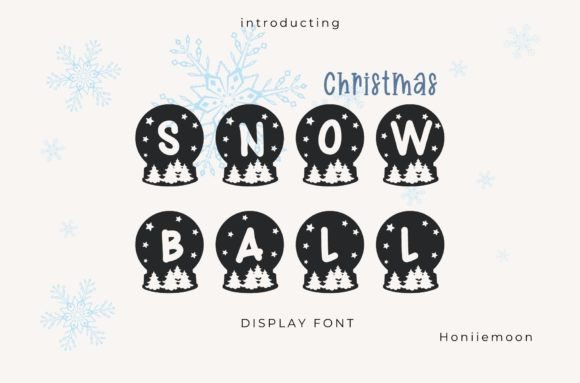 Christmas Snowball: A Festive Font to Elevate Your Holiday Designs