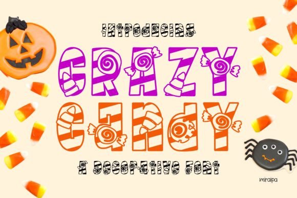 Crazy Candy: A Playful Font for Creative Projects