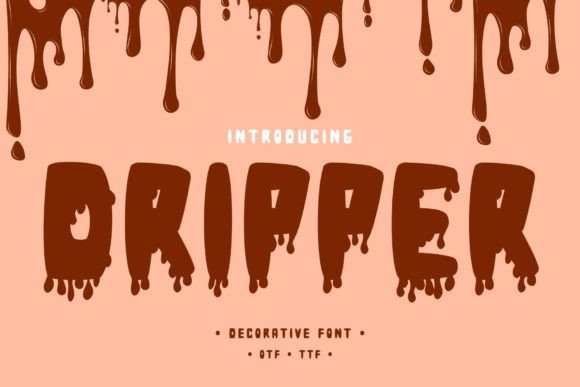 Dripper: The Spooky, Playful Font Redefining Seasonal Design