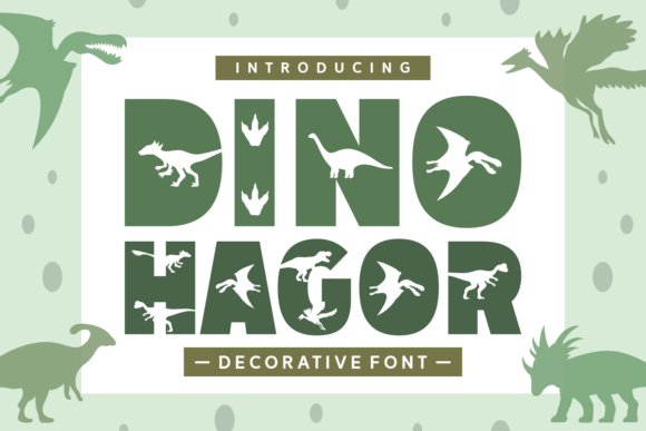 Exploring the Creative Potential of Dino Hagor: A Playful Font for Modern Design