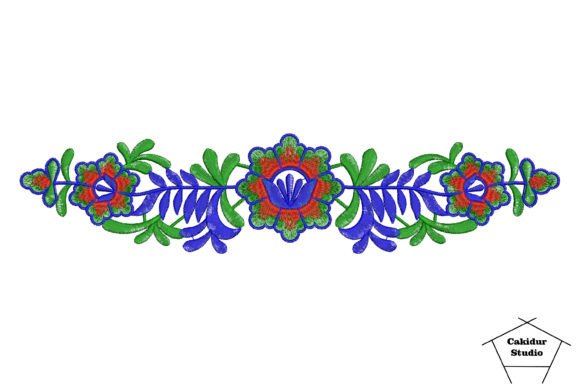 Floral Arrow: A Versatile Embroidery Design for Fashionable Fabrics