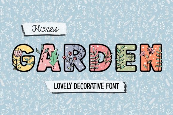 Flores Garden: A Versatile Decorative Font for Creative Projects