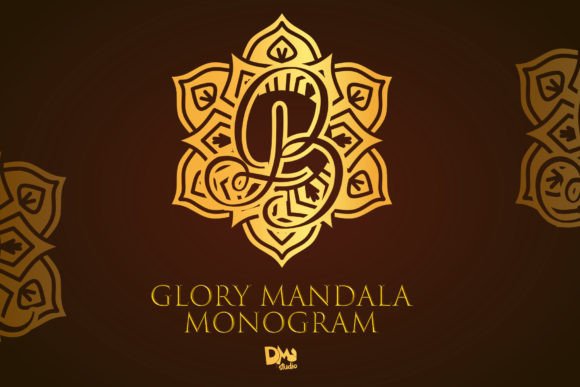 Glory Mandala Monogram: A Unique Font for Creative Projects