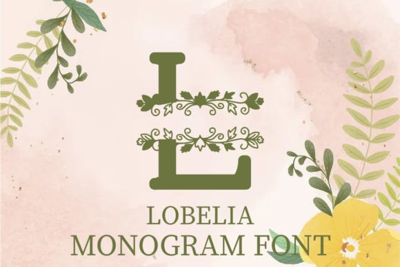 Lobelia: A Romantic and Refined Decorative Font for Creative Projects