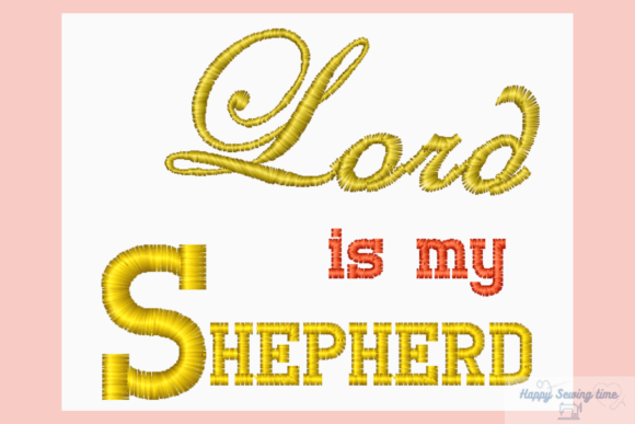 Lord is My Shepherd: A Meaningful Embroidery Design for Everyday Creativity