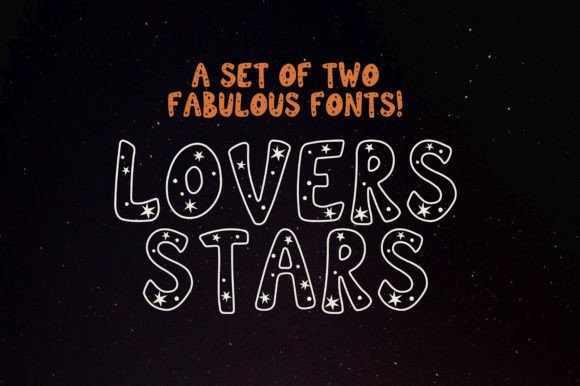 Lovers Stars: A Versatile Starry Decorative Font for Creative Projects