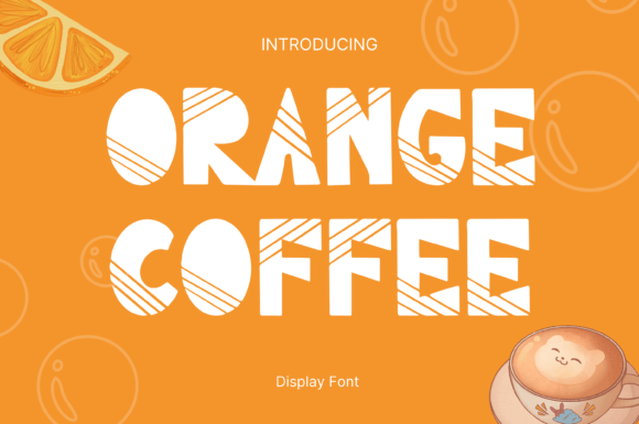 Orange Coffee: The Whimsical Typography That Transforms Creative Projects