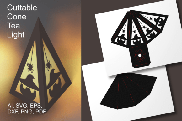 Pumpkins N Spiders Tea Light Template: Festive Lighting for Any Occasion
