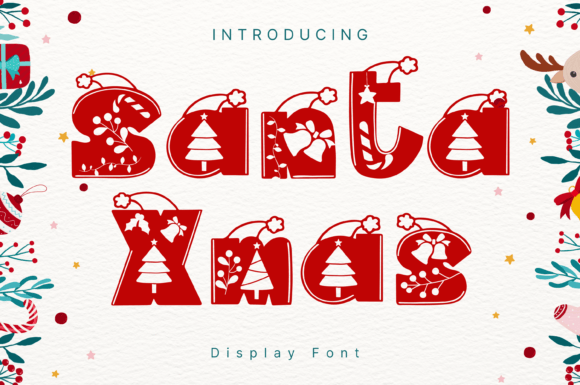 Santa Xmas: A Festive Font That Brings Joy to Design Projects