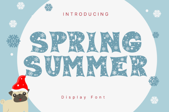 Spring Summer: The Whimsical Wintery Font That Bridges Seasons and Styles