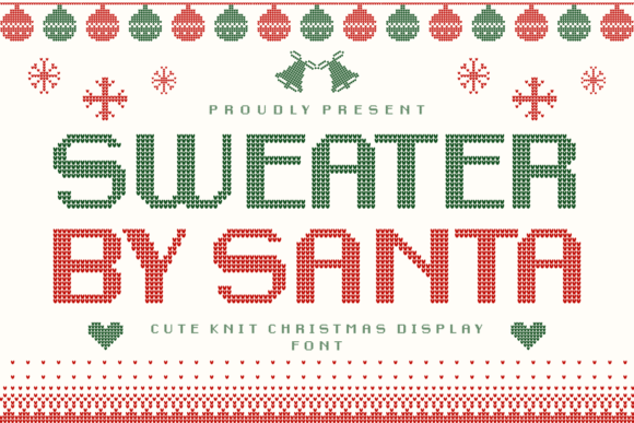 Sweater by Santa: A Festive Font for Ugly Christmas Sweater Redemption