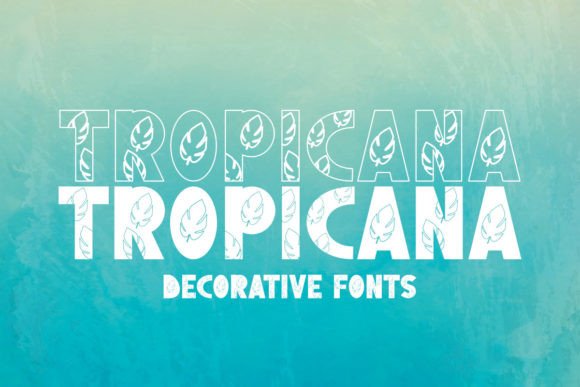 Tropicana Font Review: Evaluating a Lively Decorative Typeface