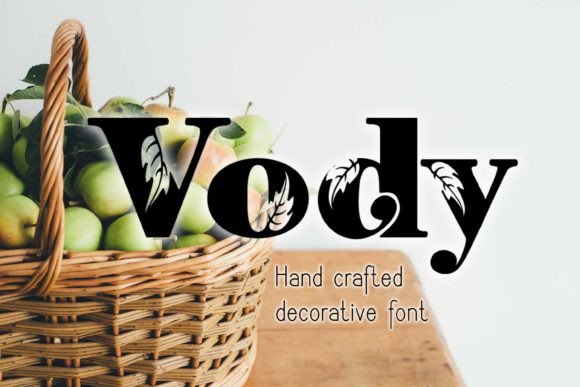 Vody: A Bold and Beautiful Display Font