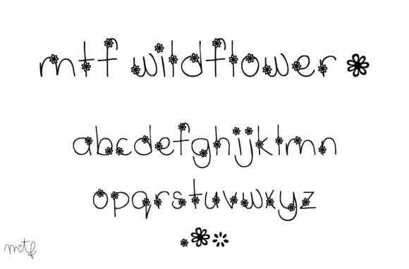 Wildflower: The Perfect Decorative Font for Girly, Cute Designs