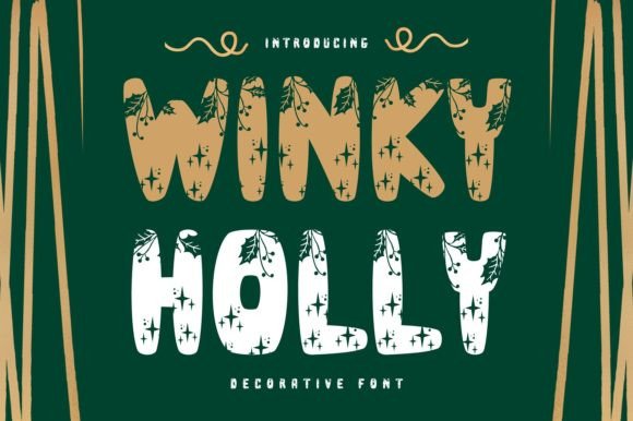 Winky Holly: A Playful and Authentic Christmas Font for Creative Projects